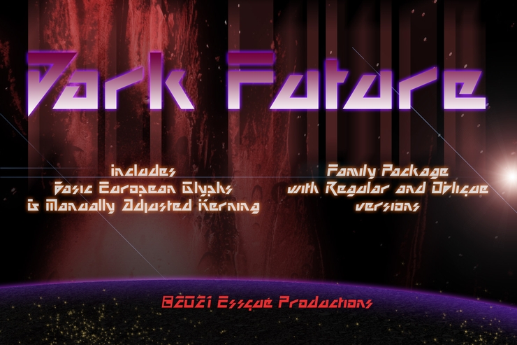 Dark Future字体 2