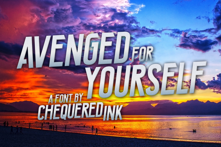 Avenged For Yourself字体 1