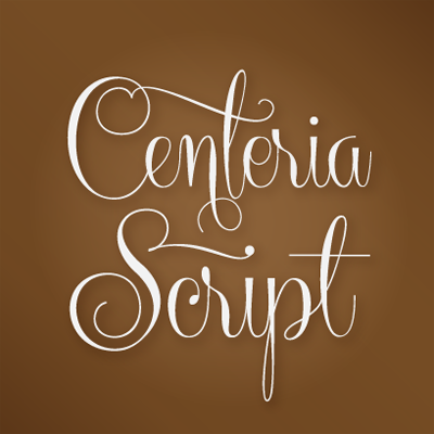 Centeria Script字体 2