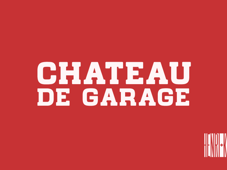 Chateau de Garage字体 1