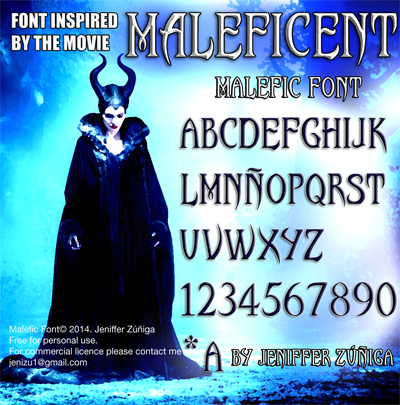 Malefic字体 1