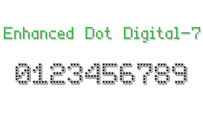 Enhanced Dot Digital-7字体 1