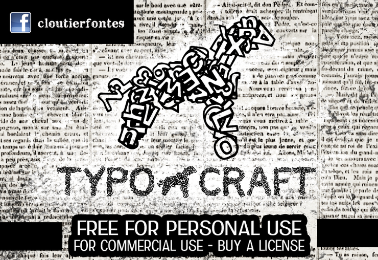 CF TypoCraft字体 2