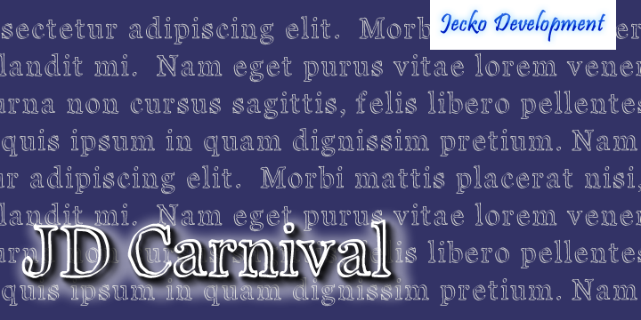 JD Carnival字体 1