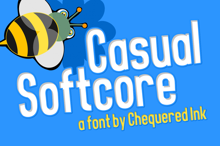 Casual Softcore字体 1