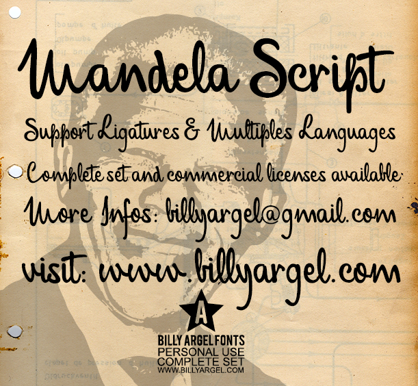 Mandela Script字体 1