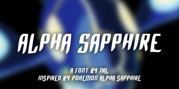 Alpha Sapphire字体 2