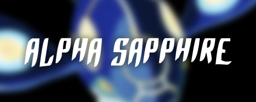 Alpha Sapphire字体 3