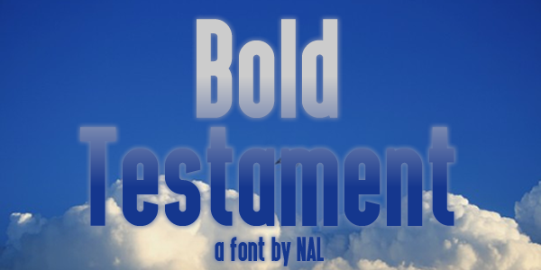 Bold Testament字体 1