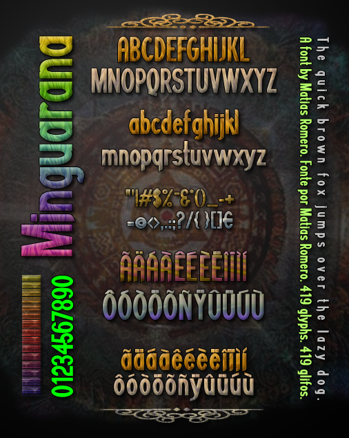 Minguarana字体 1