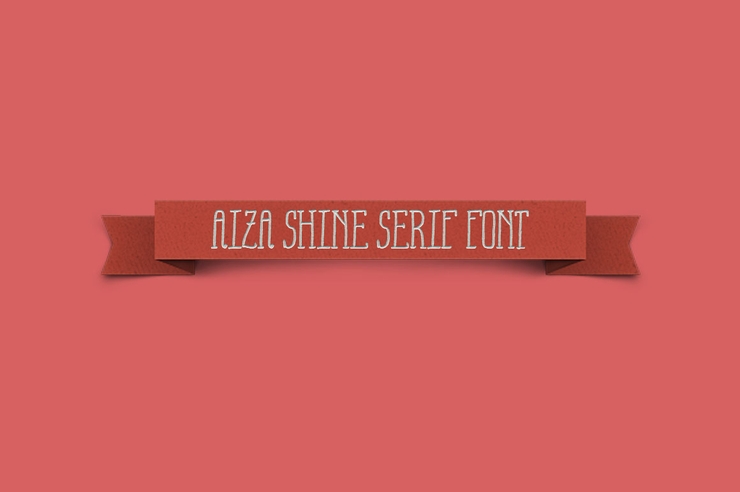 Aiza Shine Serif字体 1