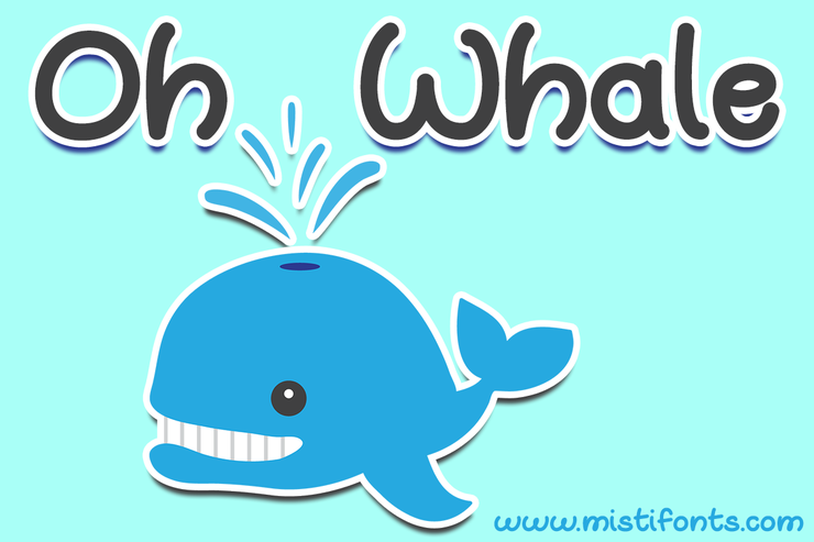 Oh Whale字体 2
