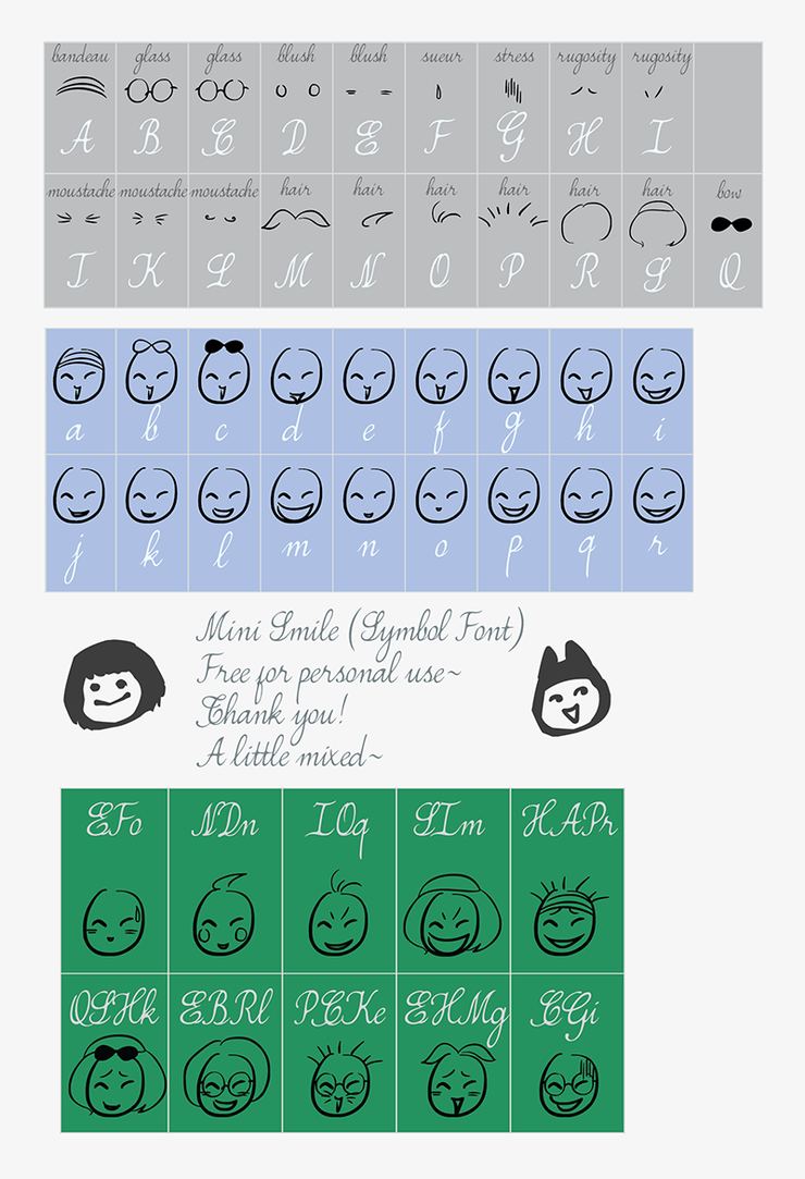 Mini Smile字体 1