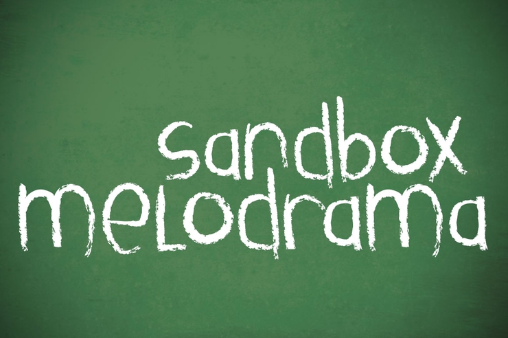 Sandbox Melodrama字体 3