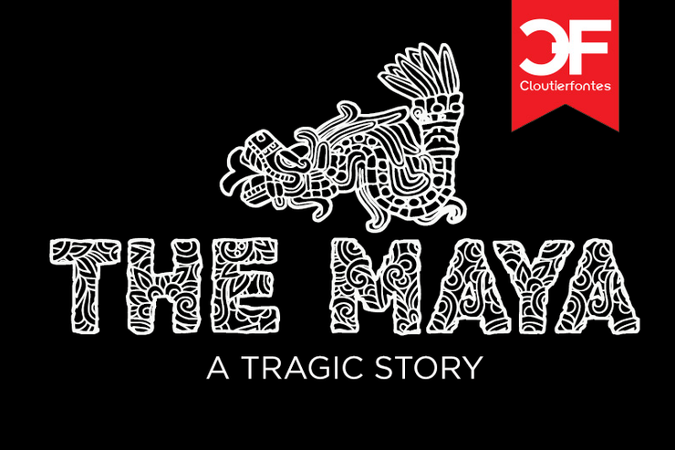 CF Civilisation Maya字体 3