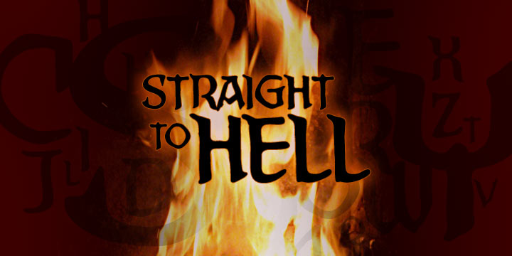 Straight To Hell BB字体 1