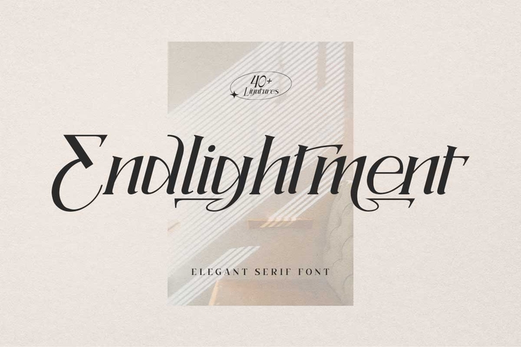 Endlightment字体 1