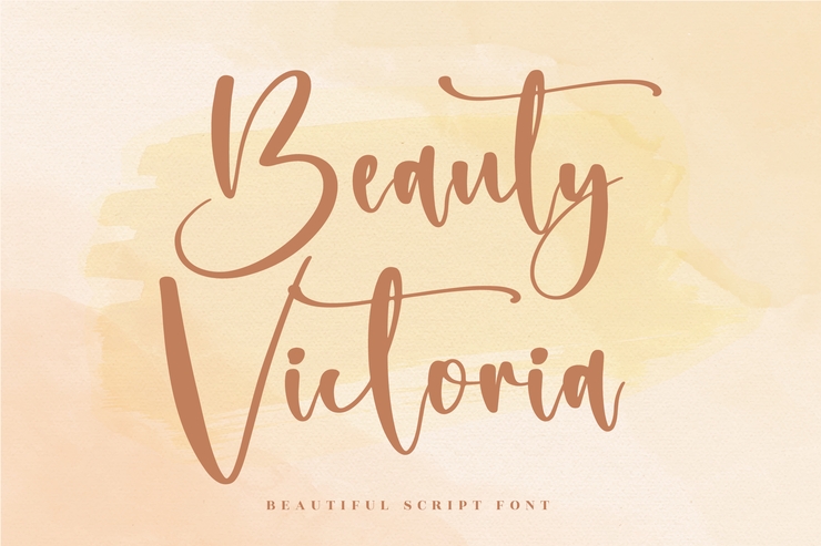 Beauty Victoria字体 3