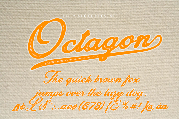 Octagon字体 3