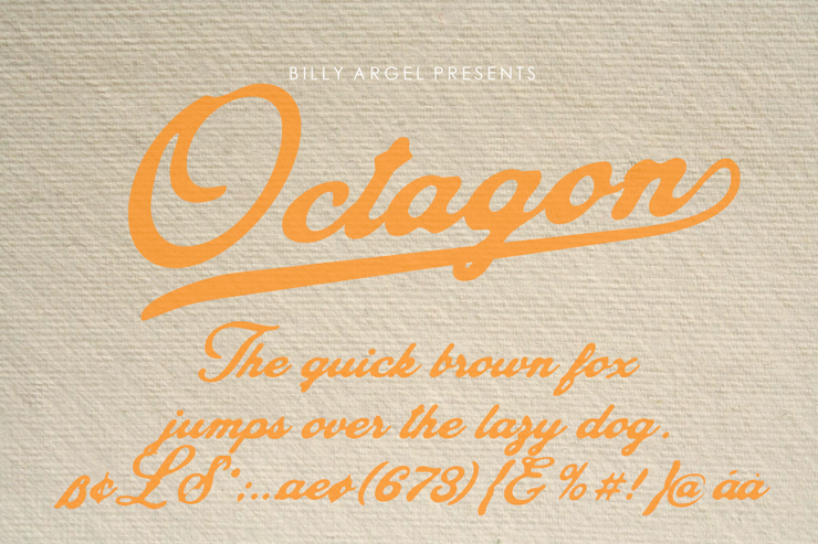 Octagon字体 4