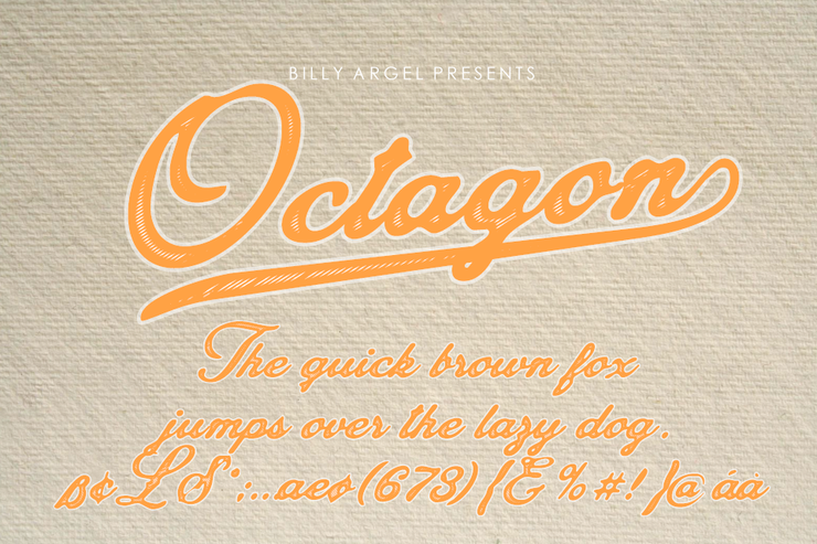 Octagon字体 5