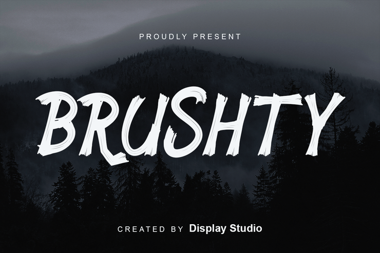 Brushty字体 1