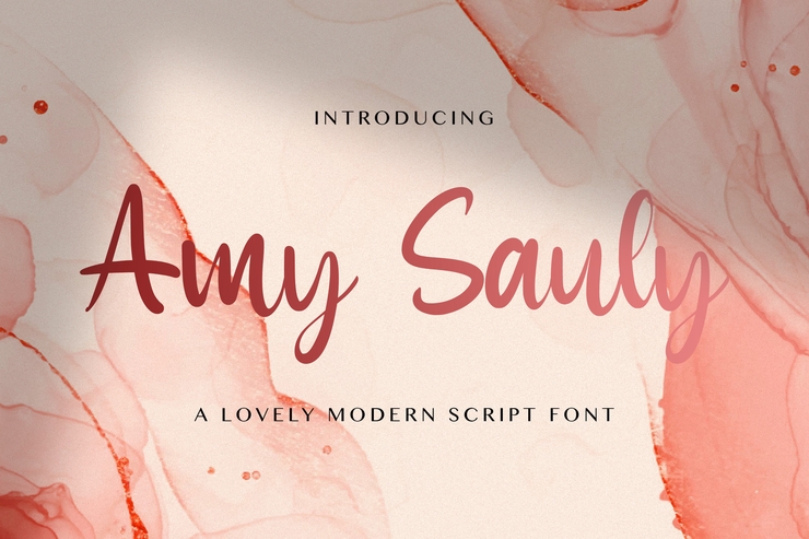 Amy Sauly字体 4