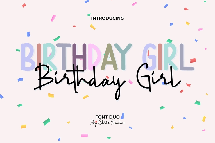 Birthday Girl字体 8