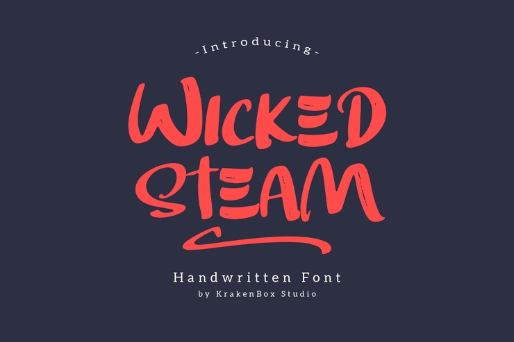 Wicked Steam字体 5