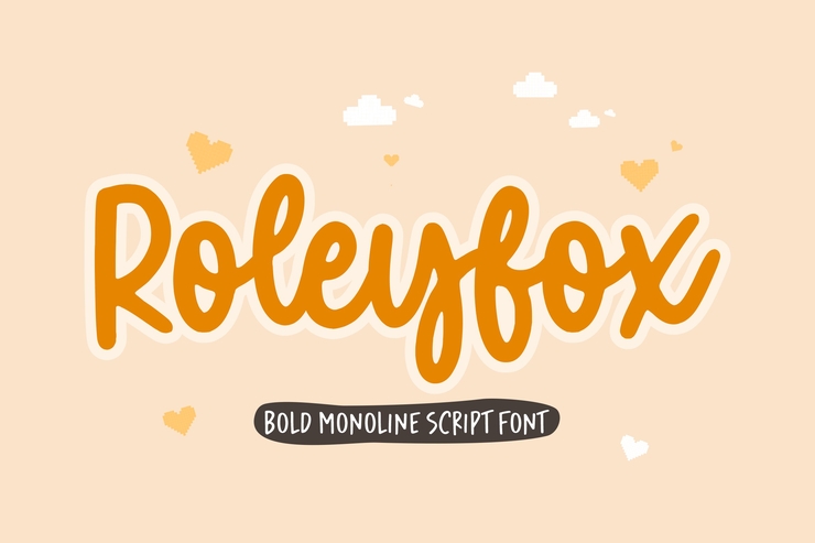 Roleyfox字体 1