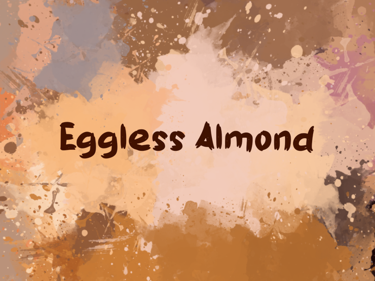 e Eggless Almond字体 1