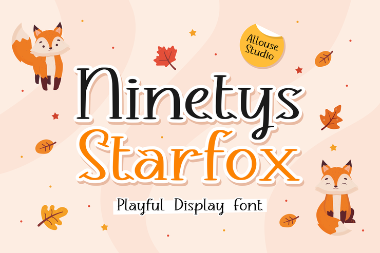 Ninetys Starfox字体 7