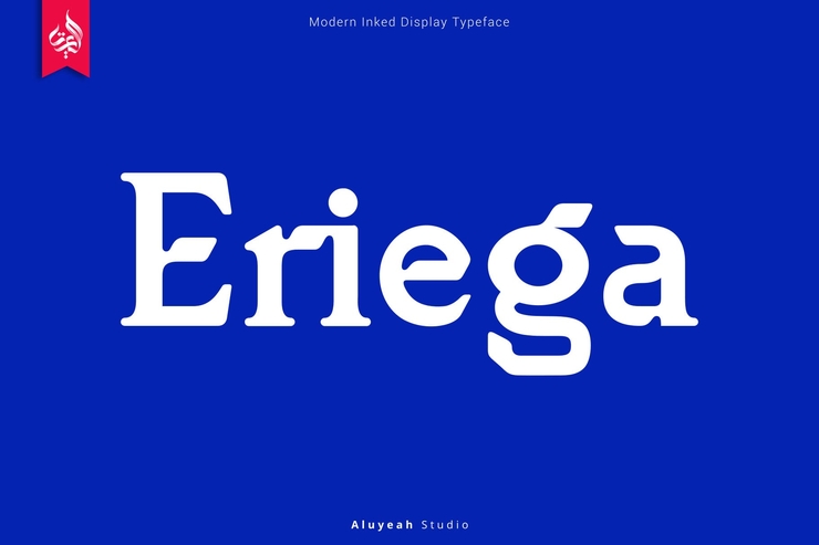 Eriega字体 9