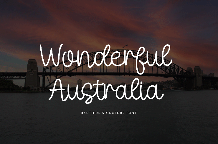 Wonderful Australia字体 3