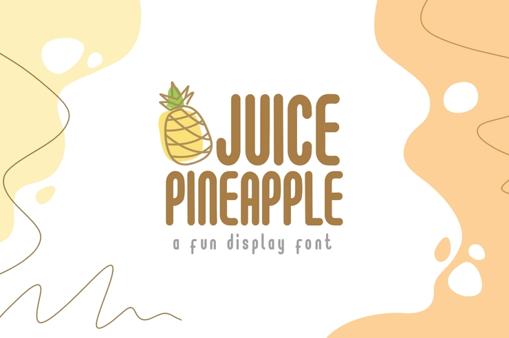 Juice Pineapple字体 1