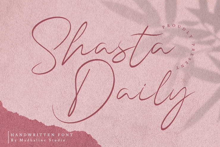 Shasta Daily字体 10