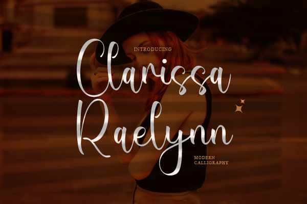 Clarissa Raelynn字体 2