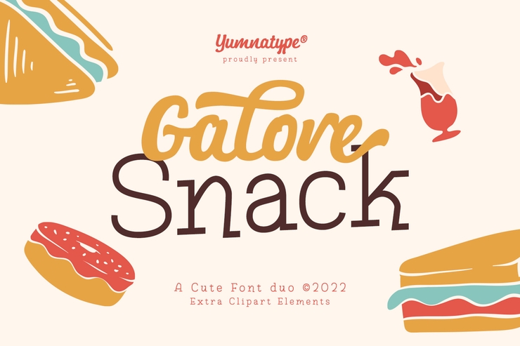 Galore Snack字体 4