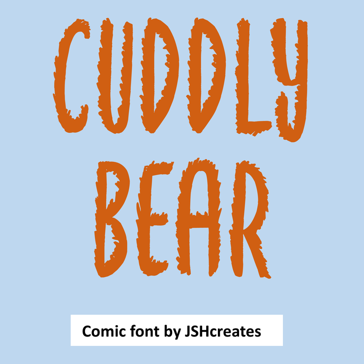Cuddly Bear字体 1
