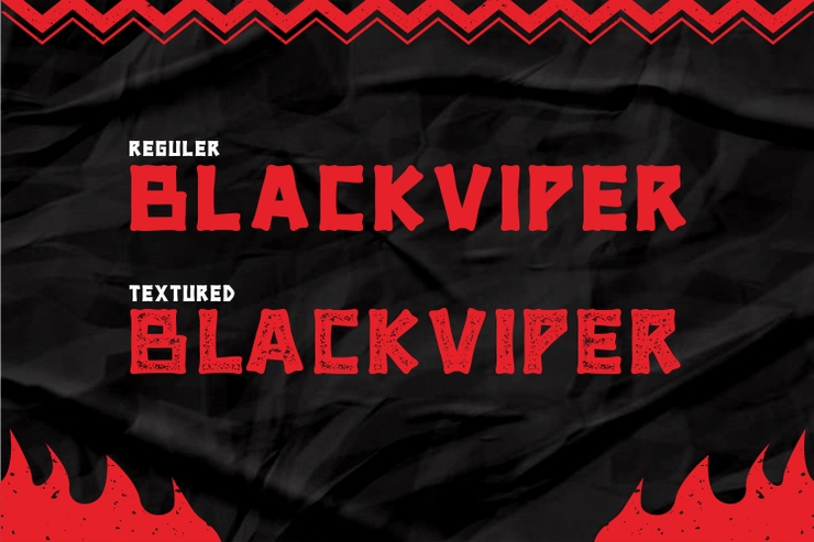 BLACK VIPER字体 2
