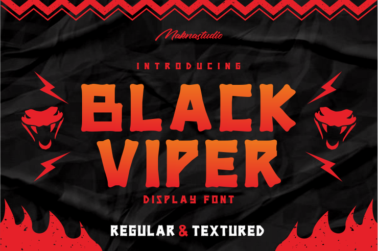 BLACK VIPER字体 4