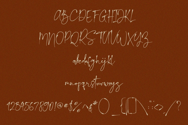 La Calston字体 1