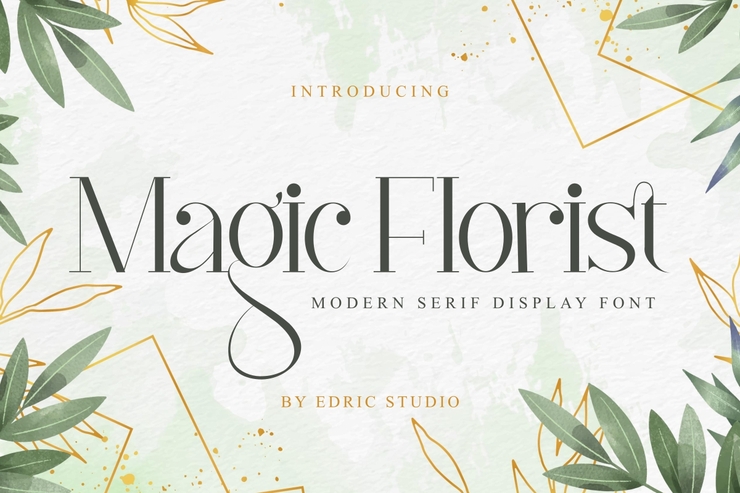 Magic Florist字体 7