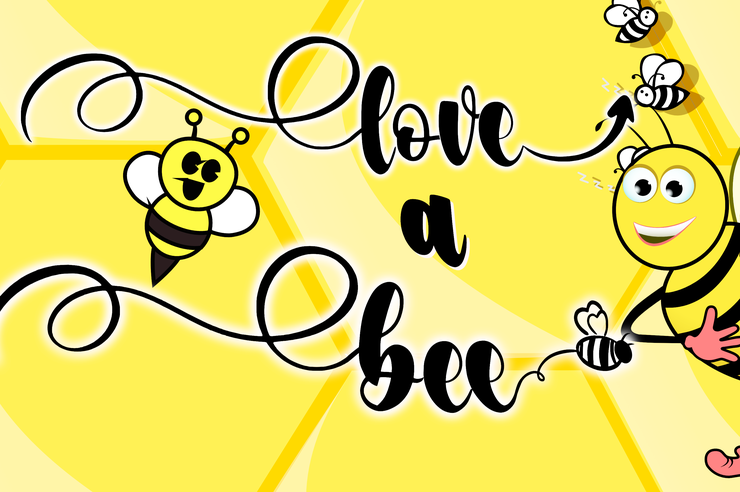 Bee Honey字体 2
