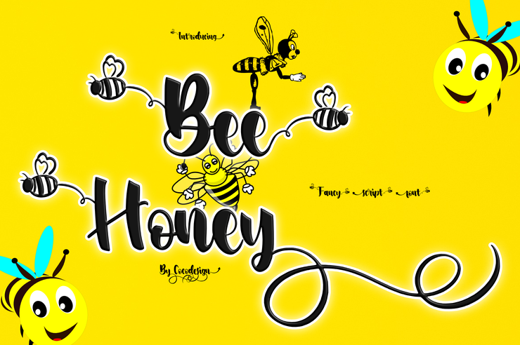 Bee Honey字体 5