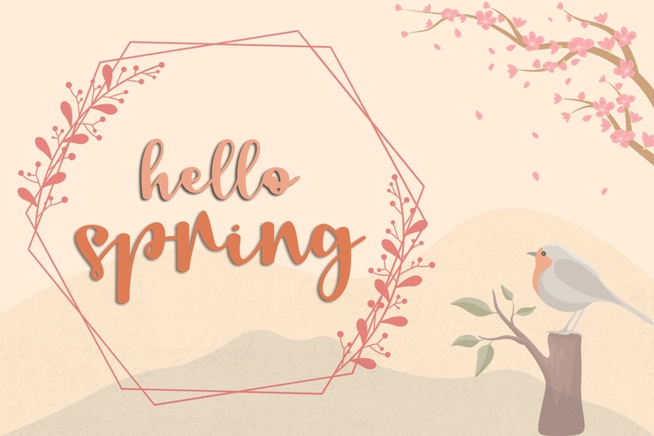 Risen Spring -字体 3