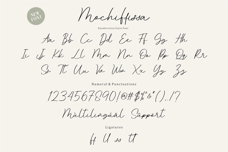 Mochiffissa字体 9