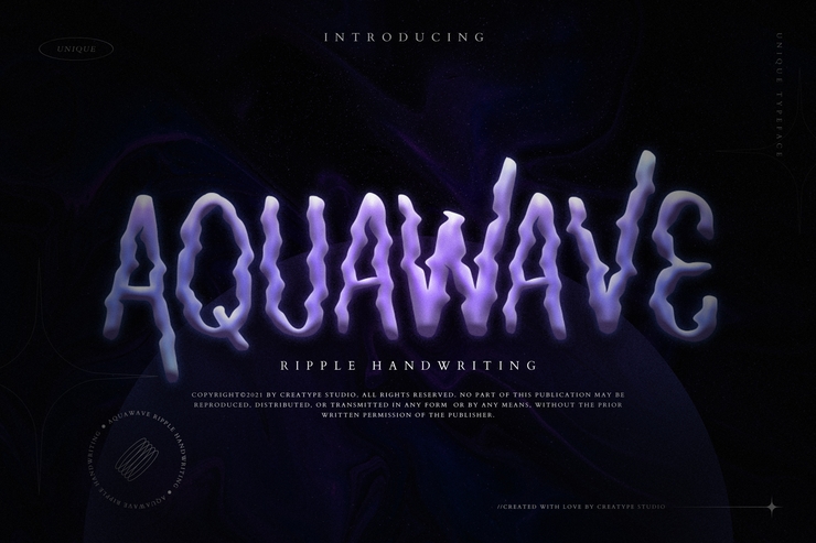 Aquawave Regular字体 1