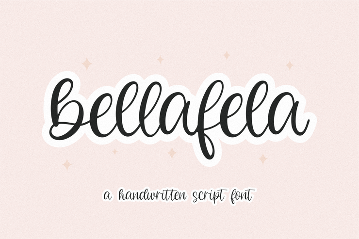 Bellafela字体 2