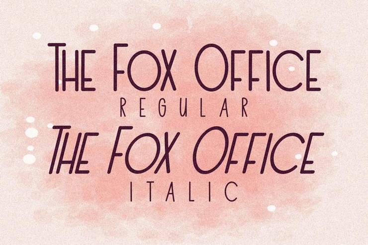 The Fox Office字体 1